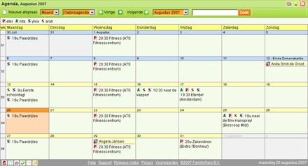 manipuleren spiritueel biologie Family+Friends : Samen één agenda delen